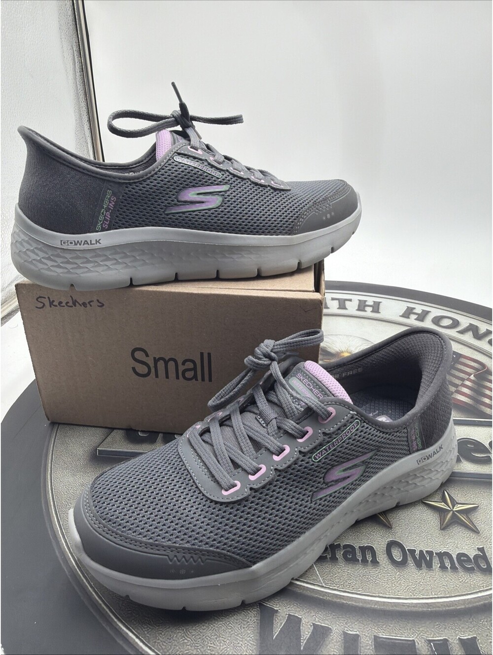 Skechers Go Walk Flex Clear Creek Waterproof Hands Free Slip-Ins Size 7.5 No Box
